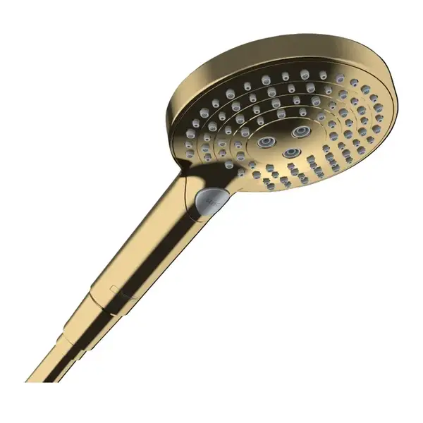 Лійка для душу Hansgrohe Raindance Select S PowderRain (колір - поліроване золото), 3 види струменя 26014990 Лійка для душу Hansgrohe Raindance Select S PowderRain (колір - поліроване золото), 3 види струменя 26014990