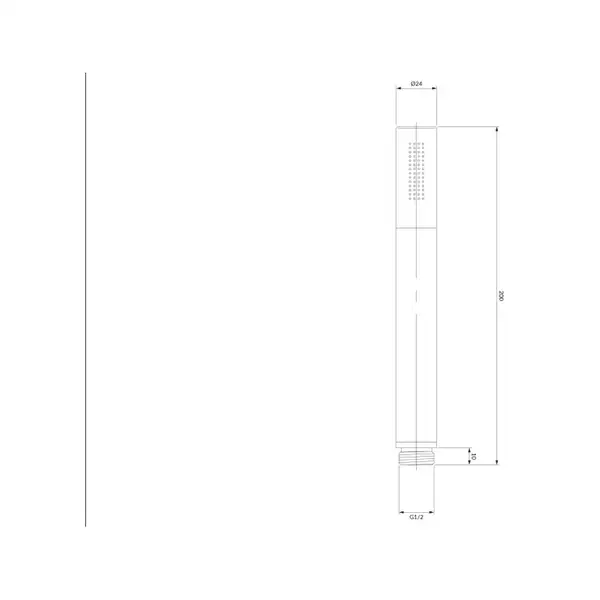 душова лійка Omnires Microphone brushed gold (MICROPHONE-RGLB)