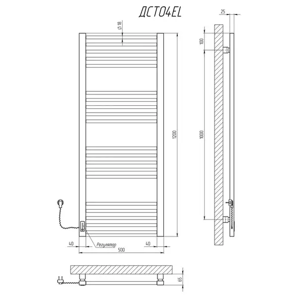 Рушникосушарка KOSSER Степ 1200х500 ER (ДСТ04ER) Рушникосушарка KOSSER Степ 1200х500 ER (ДСТ04ER)