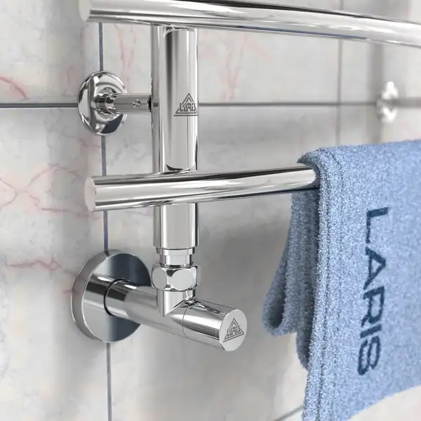 Кран кутовий Laris 1/2" - 1/2" Подовжений 2шт. (ZZ-5101) (71401048)