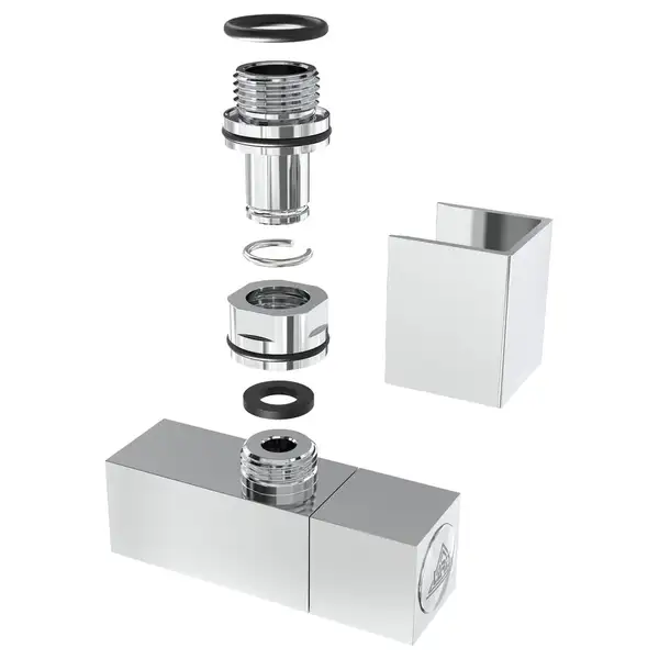 Кран кутовий Laris 1/2" - 1/2" Кватро 2шт. (LX-855) (71401053)