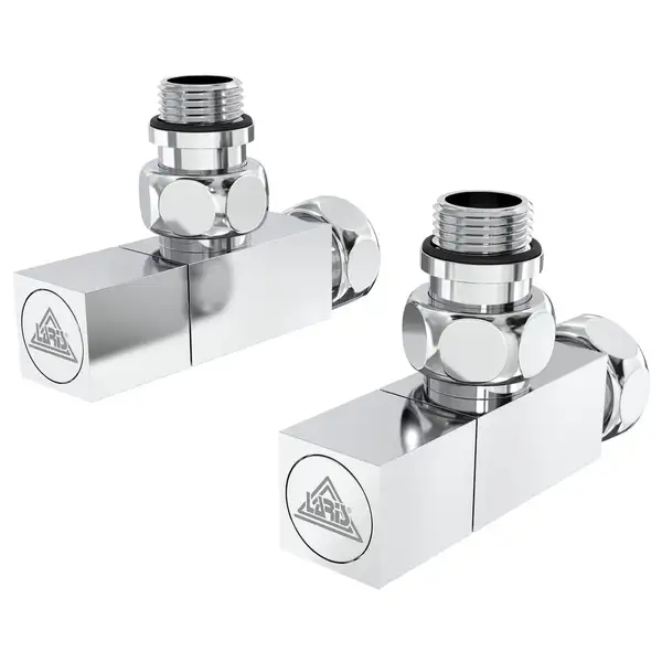 Кран кутовий Laris 1/2" - 3/4" Кватро Класік 2шт. (LX-851) (71401060)