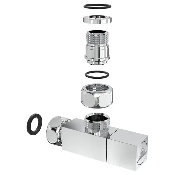 Кран кутовий Laris 1/2" - 3/4" Кватро Класік 2шт. (LX-851) (71401060)
