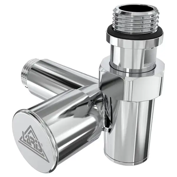 Кран кутовий Laris 1/2" - 1/2" Під ТЕН 2шт. (LX-2044) (71401063)