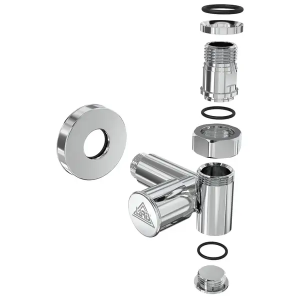 Кран кутовий Laris 1/2" - 1/2" Під ТЕН 2шт. (LX-2044) (71401063)