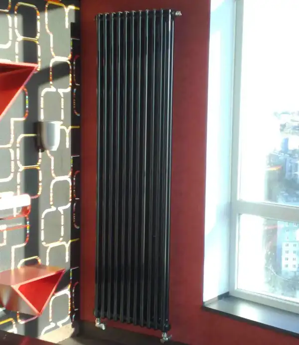 Стальной трубчатый радиатор Zehnder Charleston Black Matt (2180-10 0557) фото 2 Aquada.com.ua