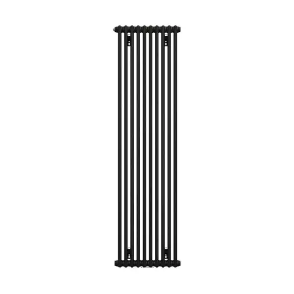 Радіатор трубчатий Zehnder Charleston 2180-10 H=1792 мм; L=460 мм (486мм); T=62 мм + (35мм) (5410) 1240Вт, Traffic Black (2180-10 RAL9217 5410)