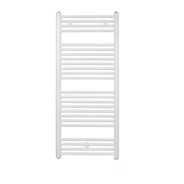 Полотенцесушитель електричний Zehnder Virando 1226x500 з теном KTX3 600Вт, білий (AB-120-050-9016 WEKT306T916S)