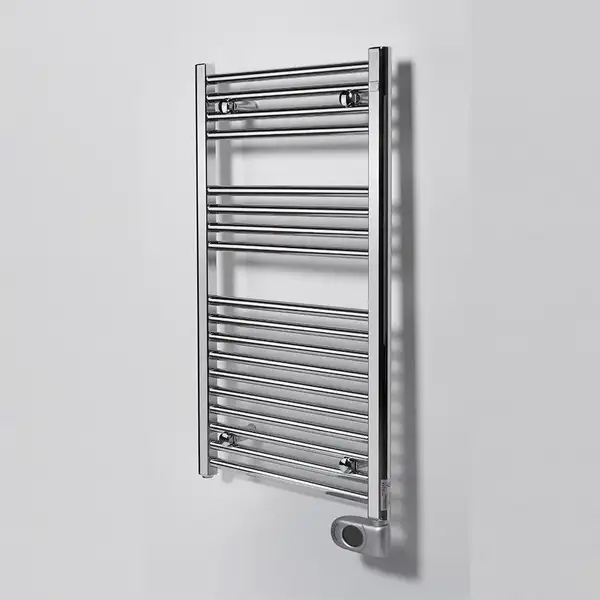 Полотенцесушитель електричний Zehnder Aura 906х500мм, 200 Вт, хром (PBECZ-090-50-MQ)