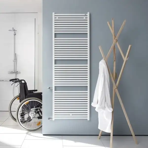 Полотенцесушитель електричний Zehnder Toga 741x500 300 Вт з електропатроном RACY-C, білий RAL 9016 (TE-070-050/GD RAL 9016) (TE-070-050_GD RAL 9016)