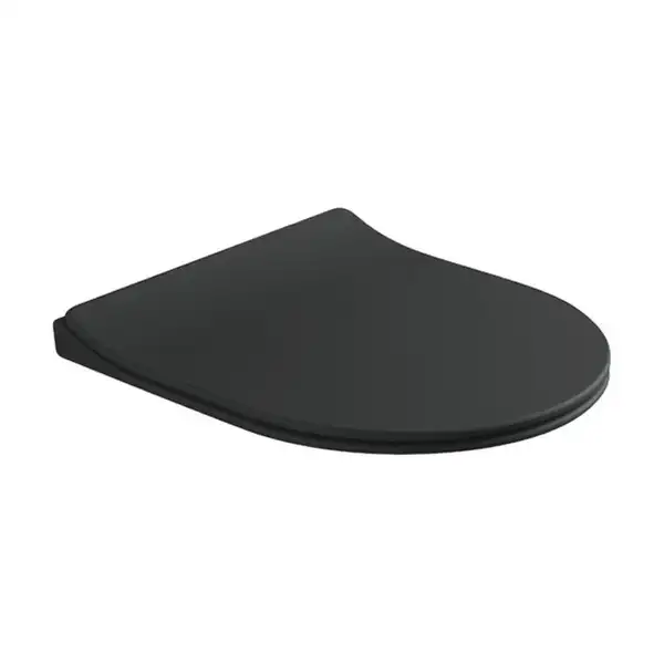 Кришка для унітазу Flaminia APP 42x37 h2.5 cм, slim short soft-closing, Carbone (APCW07) (APCW07CAR)