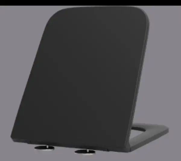 Сидіння-кришка для унітазу Mixxus Premium SEAT COVER QUADRO-DIVERSE-2001 BLACK з мікроліфтом 448х35 (MP6614)