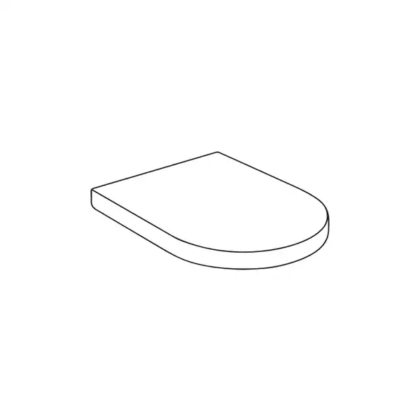 Кришка для унітазу Quarter Bath SCD Duroplast Soft Close, білий  (30SCD.01.02.03.02.02)