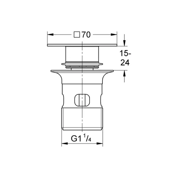 Натискний донний клапан для раковини Grohe (40565AL0)