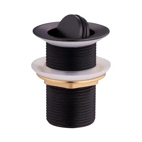 Донный клапан для раковины MEXEN BLACK поворотный без перелива (MEX-79913-70)