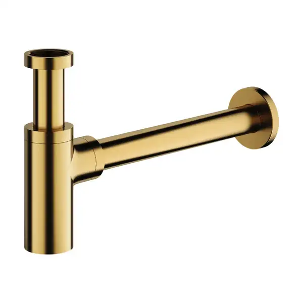сифон для умивальника Omnires brushed gold (A186GLB)