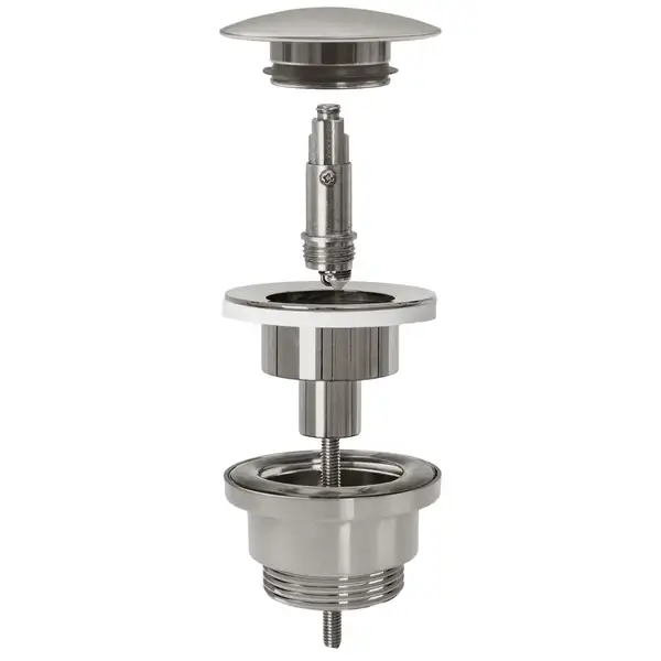Донный клапан для умывальника REA KLIK-KLAK NIKIEL BRUSHED (REA-A6000)