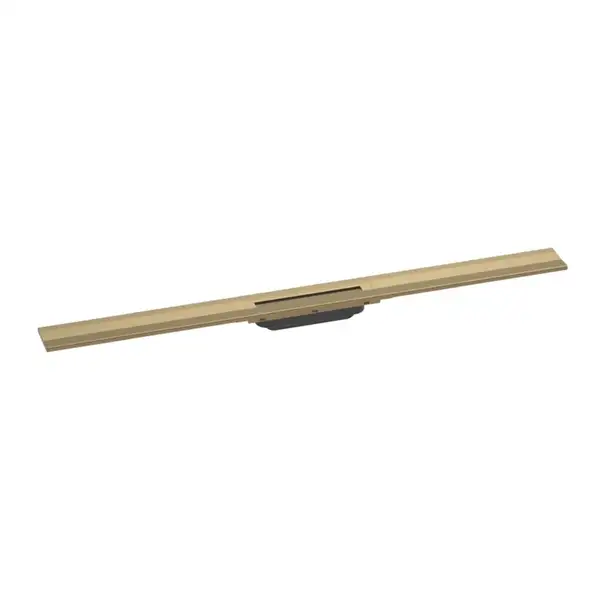 Верхня частина зливу для душу Hansgrohe RainDrain Flex для каналу (пристінний)1000 мм, Brushed Bronze (56053140)