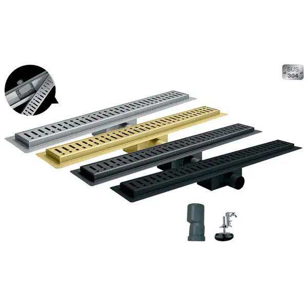 KOER FD35-70x800 Душевой трап, графит (AC0660)