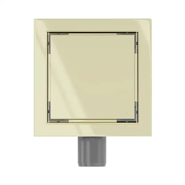 Трап для душа MEXEN FLAT GOLD 12х12 золотой, квадратный (MEX-1510012) Трап для душа MEXEN FLAT GOLD 12х12 золотой, квадратный (MEX-1510012)