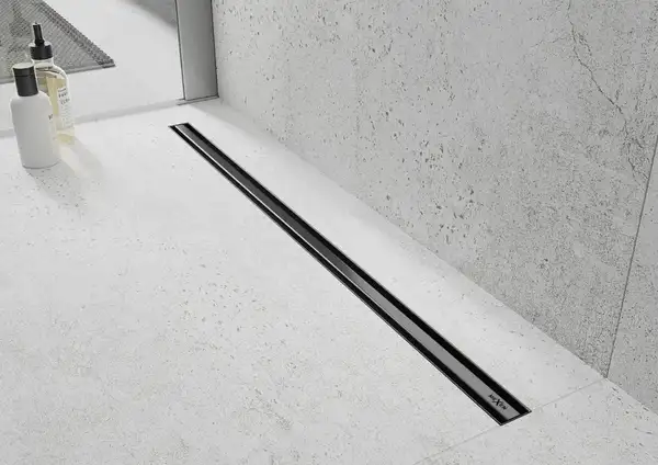 Трап для душа MEXEN FLAT 360° SLIM BLACK черный 60 см (MEX-1741060)