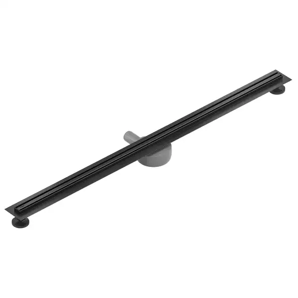 Трап для душа MEXEN FLAT 360° SLIM BLACK черный 160 см (MEX-1741160)