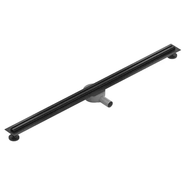 Трап для душа MEXEN FLAT 360° SLIM BLACK черный 160 см (MEX-1741160)