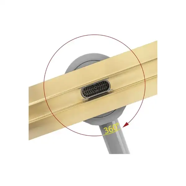 Трап для душа REA NEOX 70 PRO GOLD золотой (REA-G2718)