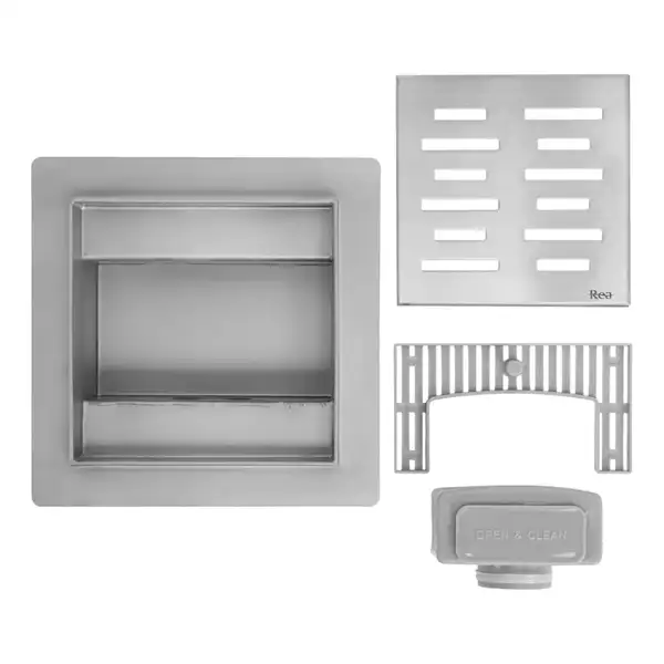 Трап для душа REA LINE 12x12 NICKIEL BRUSHED (REA-G6204) Трап для душа REA LINE 12x12 NICKIEL BRUSHED (REA-G6204)