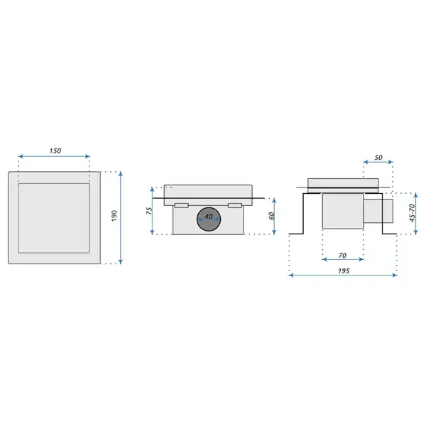 Трап для душа REA LINE 15x15 NICKIEL BRUSHED (REA-G6205) Трап для душа REA LINE 15x15 NICKIEL BRUSHED (REA-G6205)
