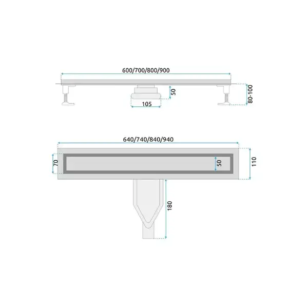Трап для душа REA NEOX 70 SUPERFLOW BLACK черный (REA-G7806) Трап для душа REA NEOX 70 SUPERFLOW BLACK черный (REA-G7806)