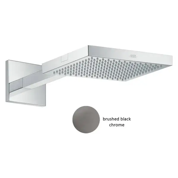 Верхній душ Axor Showersolutions 240х240 1jet з власником, brushed black chrome (10925340)