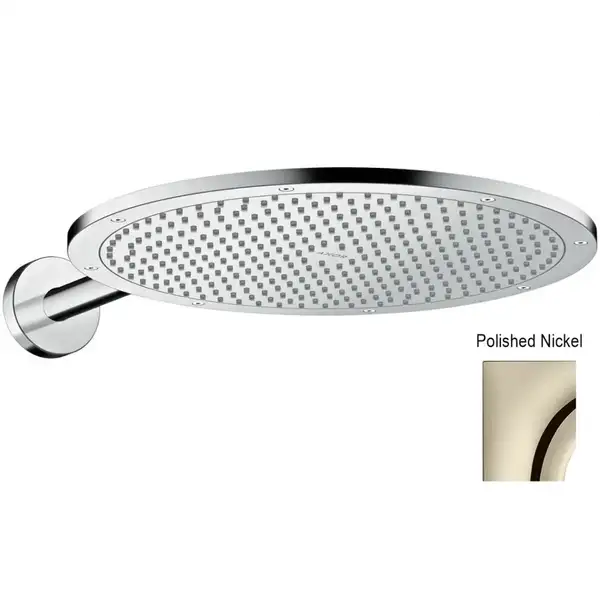 Верхній душ Axor ShowerSolutions 350 1jet з власником, polished nickel (26034830)
