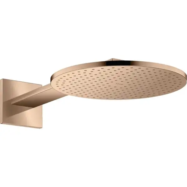 Верхній душ з тримачем Axor ShowerSolutions 300 1jet, polished red gold (35300300)