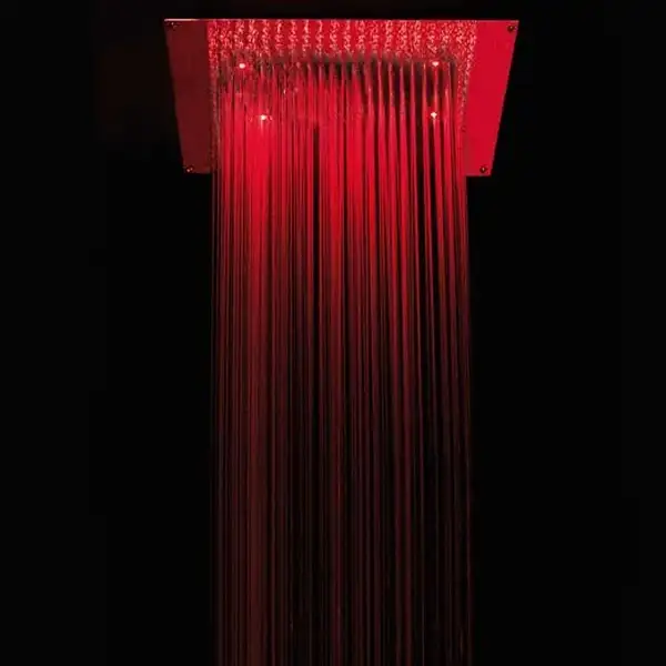 Душова лійка BOSSINI DREAM-RECTANGULAR 4LED RGB для підвісної стелі 47x37сm, хром (H37450000030016)