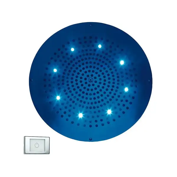 Верхній душ Bossini Dream-Oki RGB Lights Cromotherapy d = 470, хром (H37457000030016)