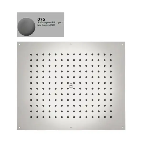 Верхній душ BOSSINI DREAM-RECTANGULAR, для підвісної стелі 57x47сm, mat brushed steel (H38391000075016)
