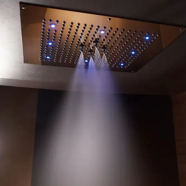 Верхній душ BOSSINI Dream 8 RGB LED, для підвісної стелі 57x47сm, хром (H38661000030016)