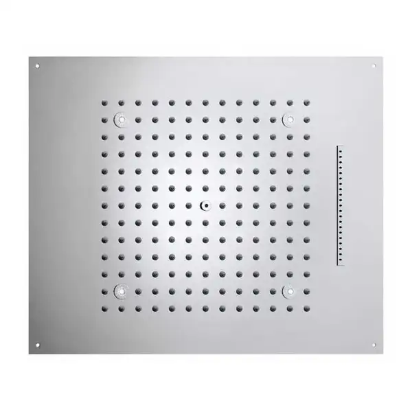 Верхній душ BOSSINI Dream / 2 дощ, дощ водоспад, 4 LED, 57x 47сm, хром (H38916000030016)