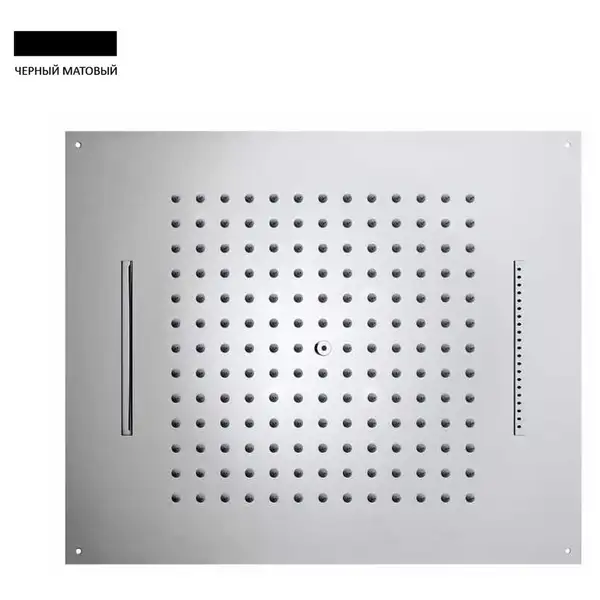 Душова лійка Bossini Dream Multifunction 570x470 мм на 3 режиму, чорний матовий (H38927.073) (H38927000030016)