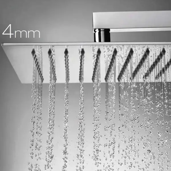 Душова лійка Bossini TETIS 300х300 c кронштейном 25, хром (H69875I00030009)