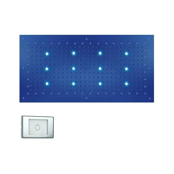 Верхній душ Bossini Dream-XL RGB Lights Cromotherapy 1000х500, хром (WI0372000030016)