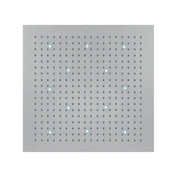 Верхній душ BOSSINI DREAM-XL RGB CROMOTHERAPY, 12LED RGB, для підвісної стелі 100x100сm, хром (WI0373000030016)