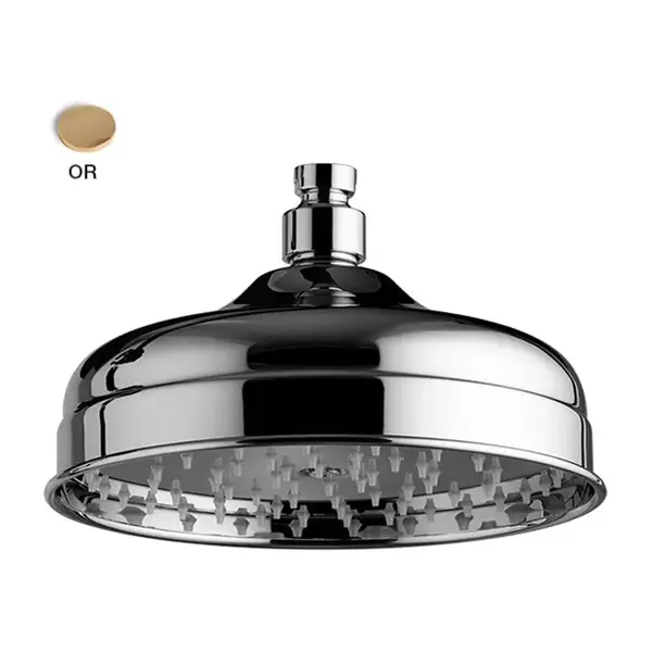 Fima Carlo Верхній душ Fima стельового монтажу з латуні d200 мм, золото (F2071/2OR) (F2071_2OR)
