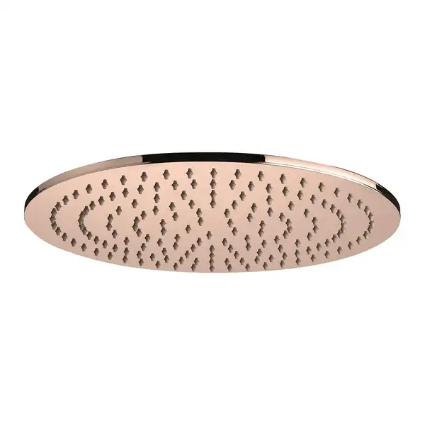 Верхний душ Paffoni MASTER KING Tondo Ø 300 х h8 мм (цвет - Honey gold spazzolato / Матовое медовое золото) (ZSOF079ROSE)