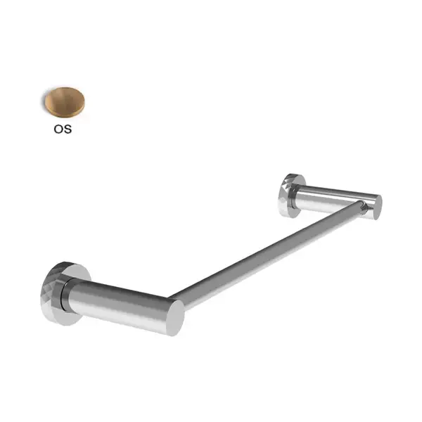 Fima Carlo Тримач для рушників Fima Rotola 30см, Брасоване золото (F6000_30OS) Fima Carlo Тримач для рушників Fima Rotola 30см, Брасоване золото (F6000_30OS)