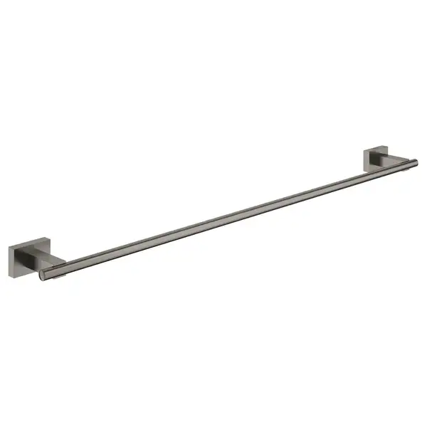 Полотенцедержатель 600 мм Grohe Essentials Cube, тёмный графит, матовый (40509AL1) фото 1 Aquada.com.ua