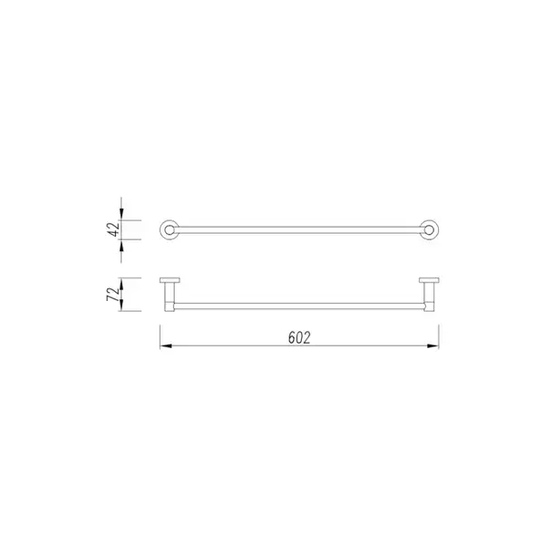 рушникотримач Omnires Modern Project black matt (MP60216BL)