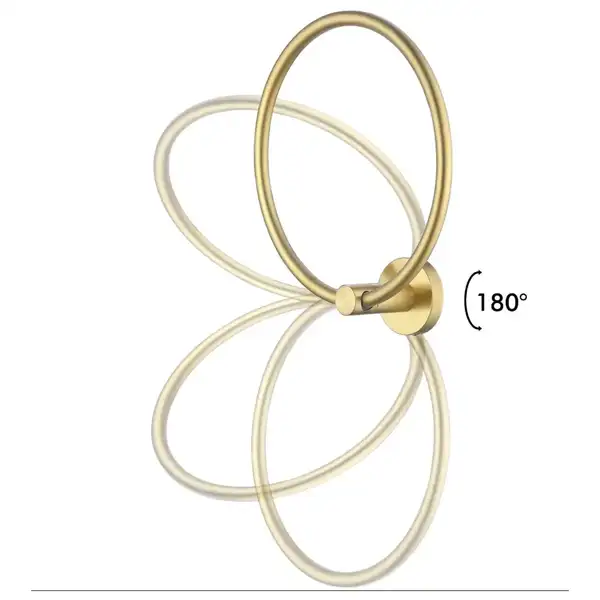 Полотенцедержатель кольцо REA MIST 05 GOLD (REA-80029)