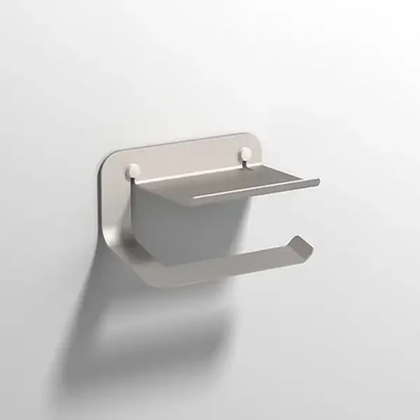Тримач туалетного паперу з поличкою Sonia Quick Aluminium Steel 175х107х99 мм, полірована сталь (185528) Тримач туалетного паперу з поличкою Sonia Quick Aluminium Steel 175х107х99 мм, полірована сталь (185528)